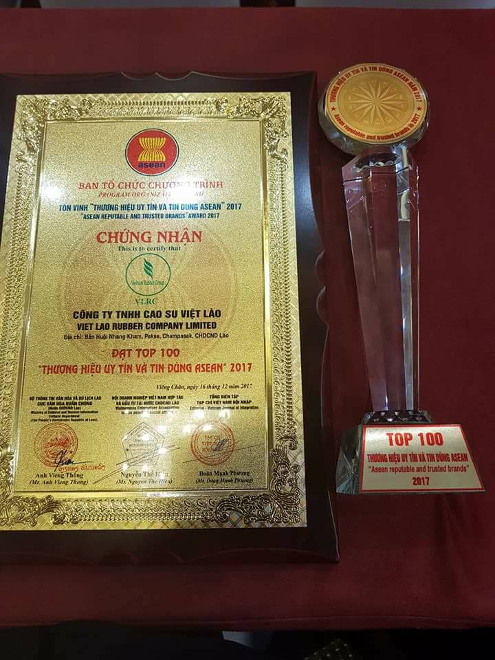 Top 100 thương hiệu uy tín và tiêu dùng Asean 2017